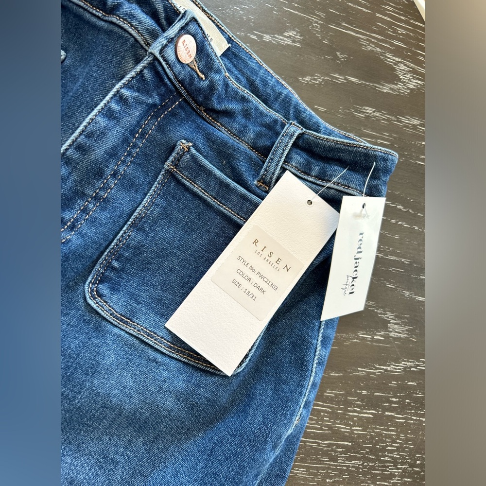 Super cute pair of Risen jeans!  Size 13, but fit like 14/15 - Picture 5 of 14